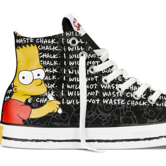 converse bart simpson